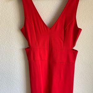 Red jumpsuit